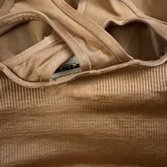 Victoria's Secret PINK Satin‎ Seamless High Neck Tank Bra S - Picture 6 of 8